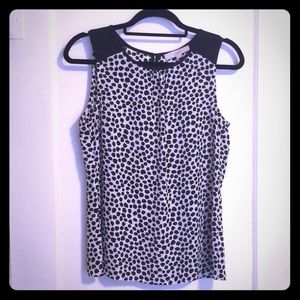 Fun black and white tank